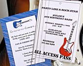 Rock Star Party Invitations Rockstar_170